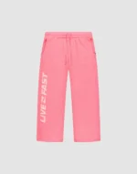 Live Fast Boucle Pants Pink