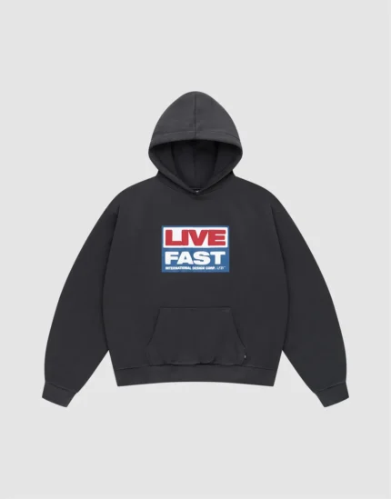 Live Fast Box Hooded