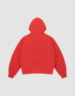 Live Fast College Hooded Red g