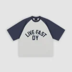 Live Fast Raglan Tee