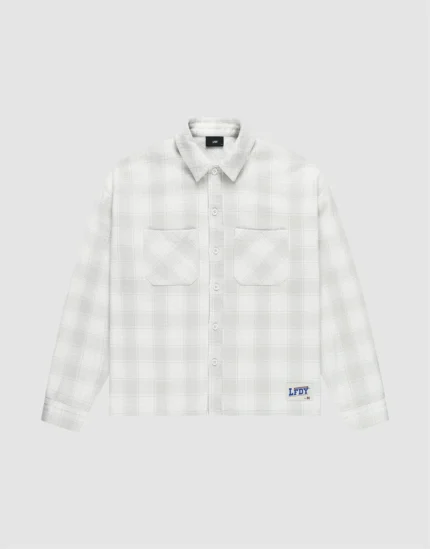 Vintage Flannel White